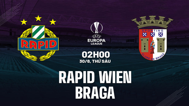 Nhận định bóng đá Rapid Wien vs Braga 2h00 ngày 30/8 (Europa League 2024/25). Hãy đến 188BET cá cược bóng đá. 