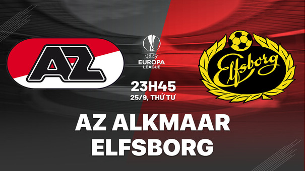 Nhận định AZ Alkmaar vs Elfsborg 23h45 ngày 25/9 (Europa League 2024/25). Hãy đến 188BET cá cược bóng đá .