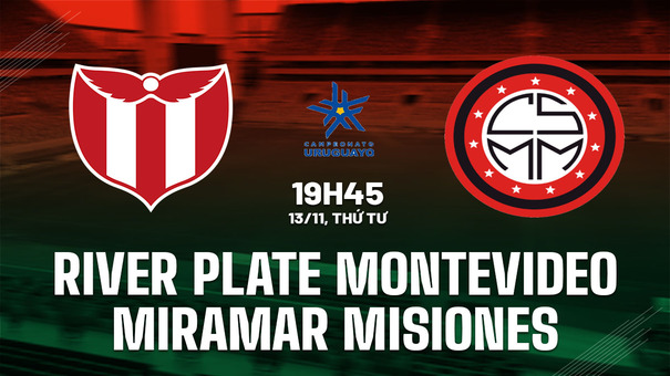 Nhận định River Plate Montevideo vs Miramar Misiones 19h45 ngày 13/11 (VĐQG Uruguay 2024). Hãy đến 188BET cá cược bóng đá.